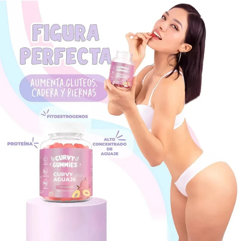 Curvy Gummies 🍑 GLUTEOS MAS GRANDES