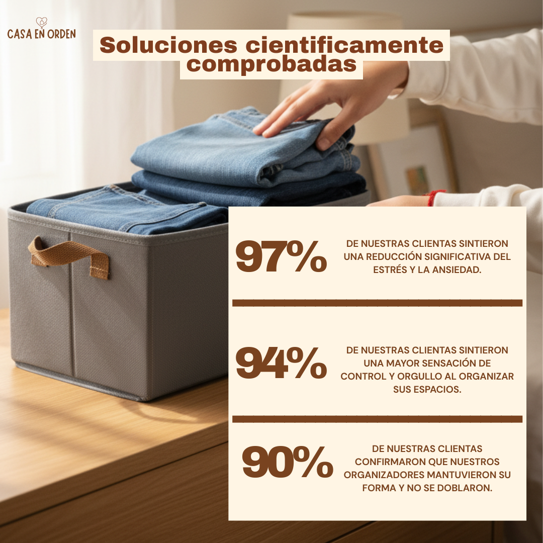 Organizadores de Ropa Plegables (Comprá 1 y lleváte 4)
