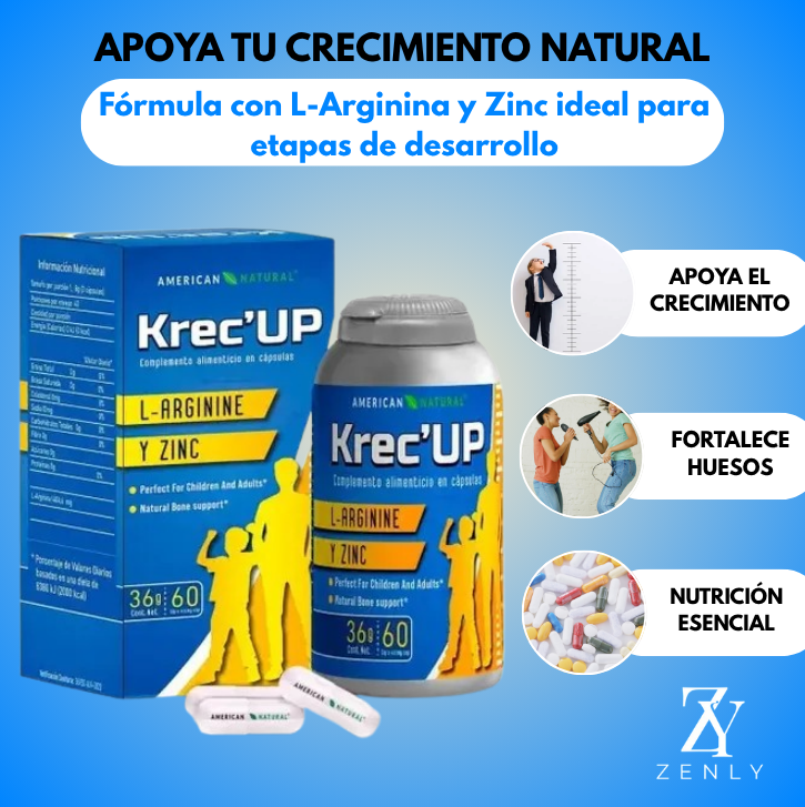 KREC' UP 60 CÁPSULAS DE AMERICAN NATURAL