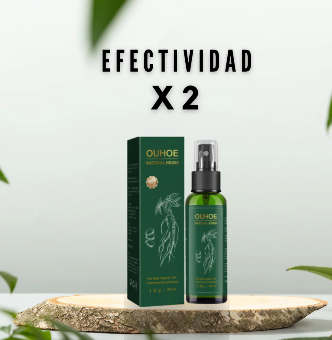 SERUM REVITALIZANTE PARA CRECIMIENTO DE CABELLO OUHOE + ENVIO GRATIS