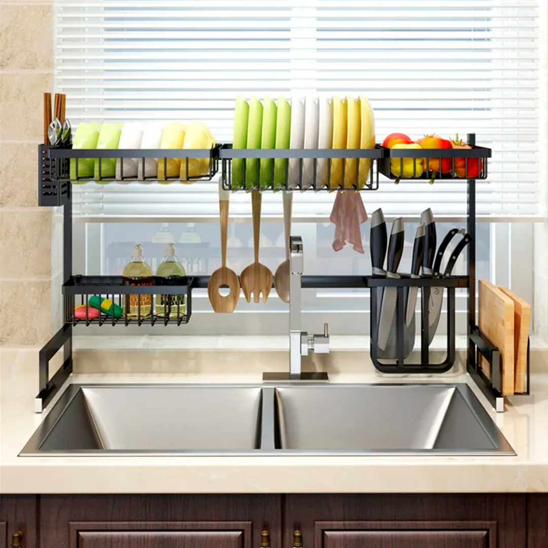 Escurridor de Trastos de Acero Inoxidable