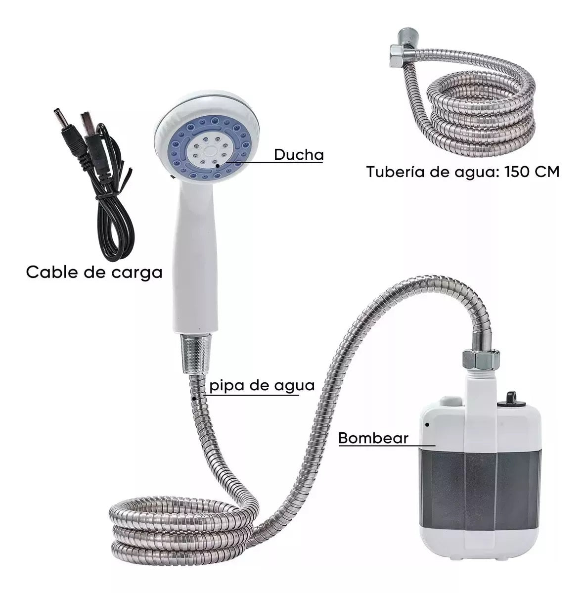 Ducha Portátil Recargable