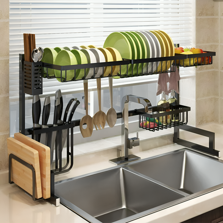 Escurridor de Trastos de Acero Inoxidable