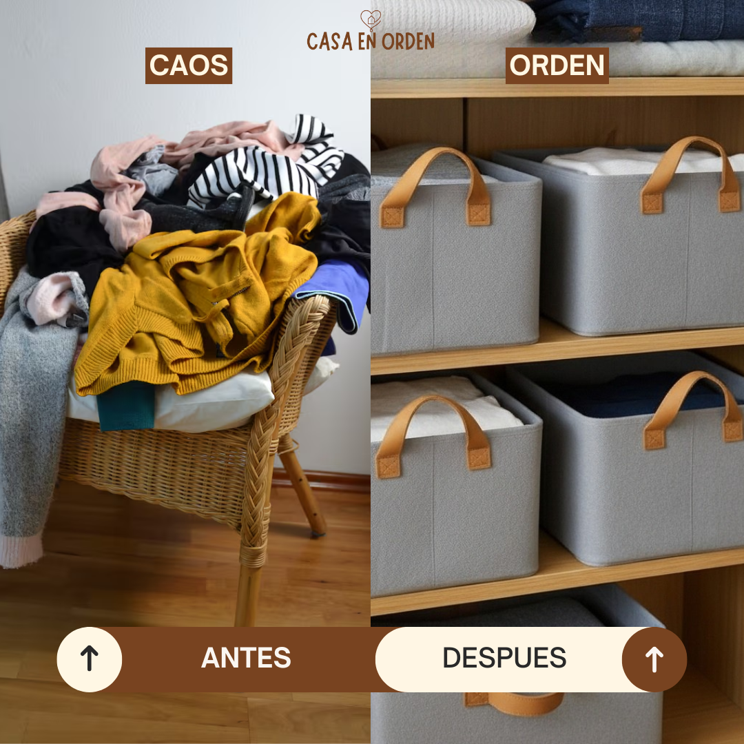 Organizadores de Ropa Plegables (Comprá 1 y lleváte 4)