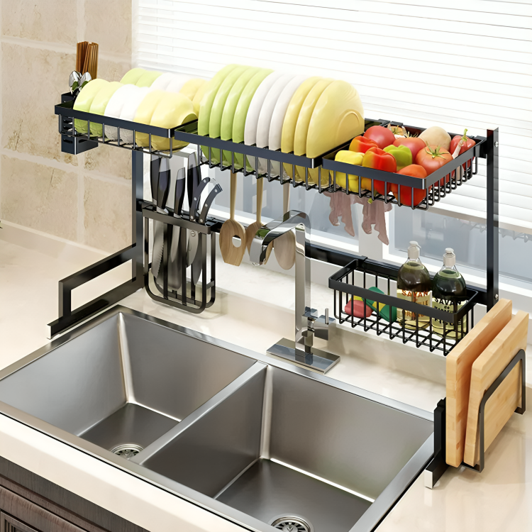 Escurridor de Trastos de Acero Inoxidable