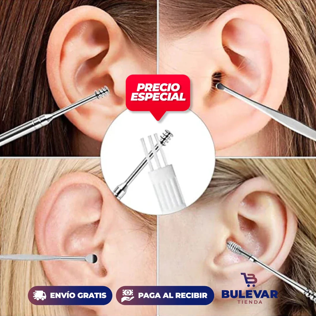 PROMO 2X1 KIT PROFESIONAL X6 LIMPIA OÍDOS