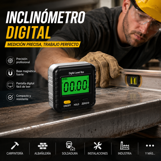 INCLINOMETRO realiza tus instalaciones con angulos perfectos
