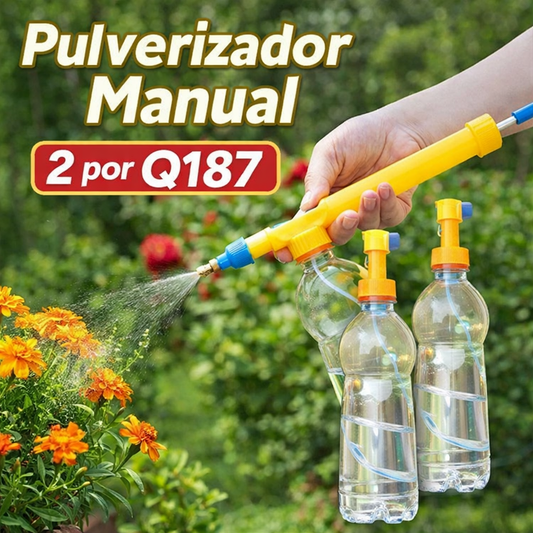 PULVERIZADOR manual para adaptar botellas desechables 2*1