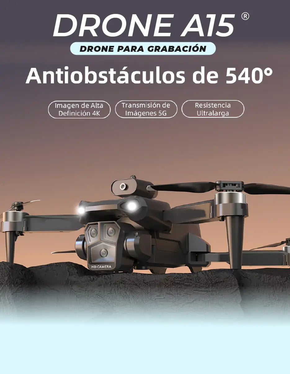 Drone A15 PRO – Doble Cámara 4K 🚁