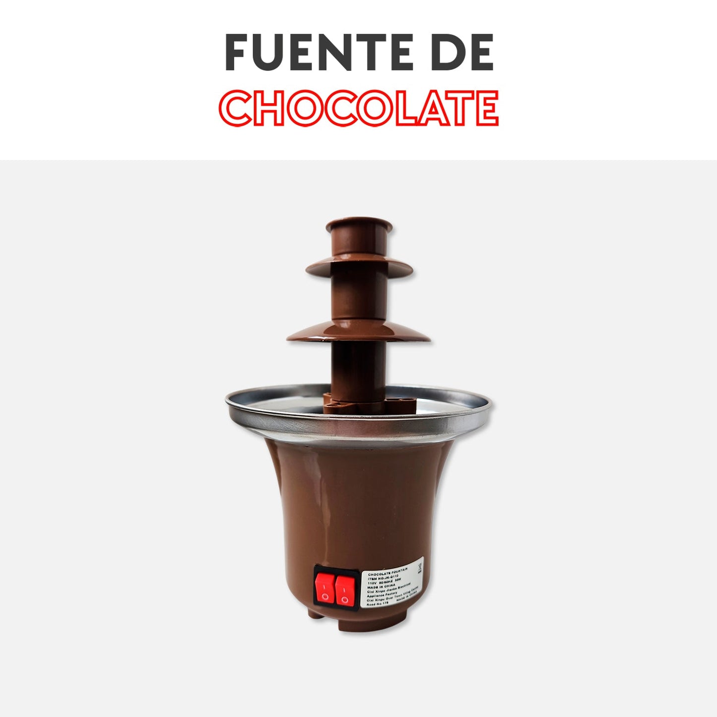 Fuente de chocolate