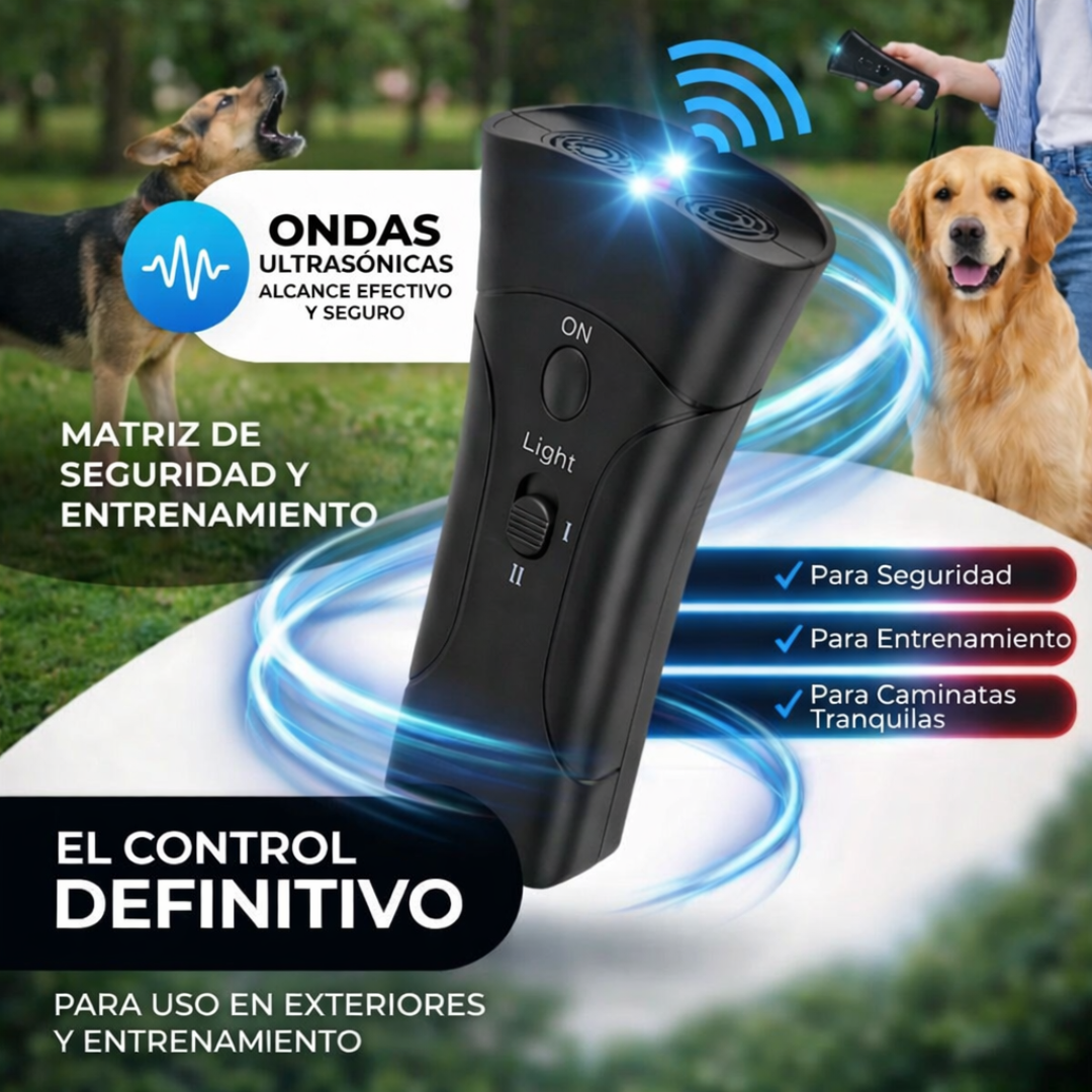 🔊 Ahuyentador de Perros por Ultrasonido 🐶