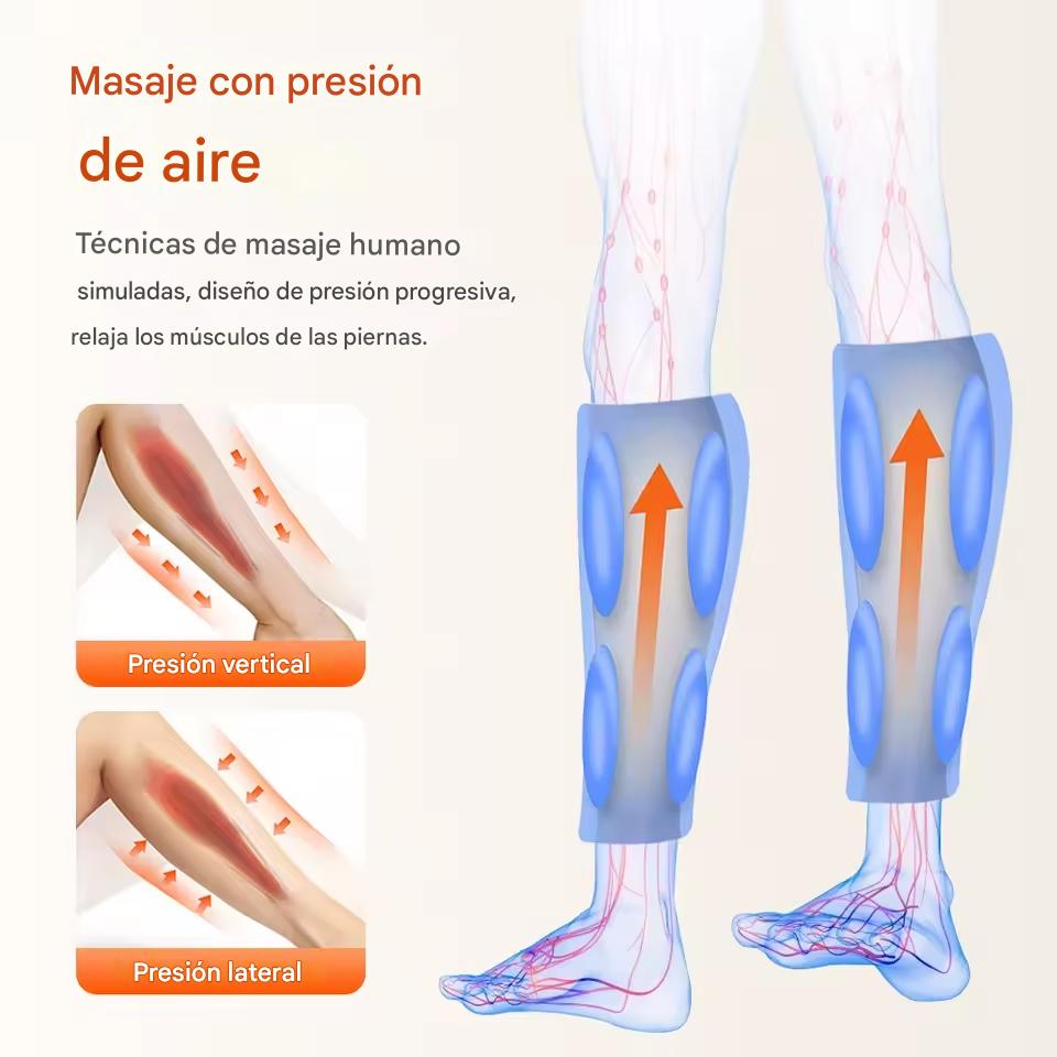 ALIVIOMAX | ALIVIO RÁPIDO PARA PIERNAS CANSADAS CON TECNOLOGÍA DE COMPRESIÓN, AIRE Y CALOR