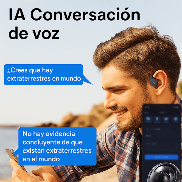 🎧 Auriculares Bluetooth con Traducción en Tiempo Real 🌍