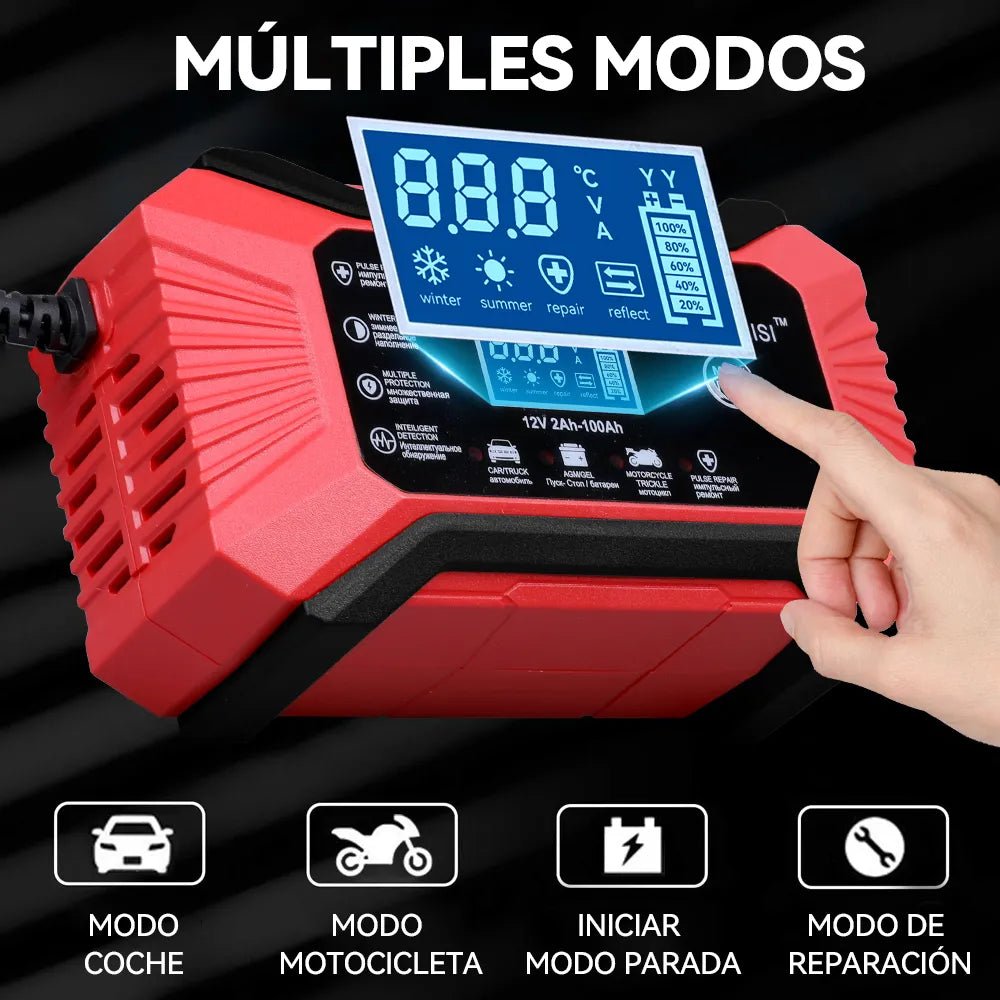 Cargador de Baterias 🏎️🚘 NUNCA MÁS TE QUEDES VARADO: ARRANCA TU AUTO EN SEGUNDOS