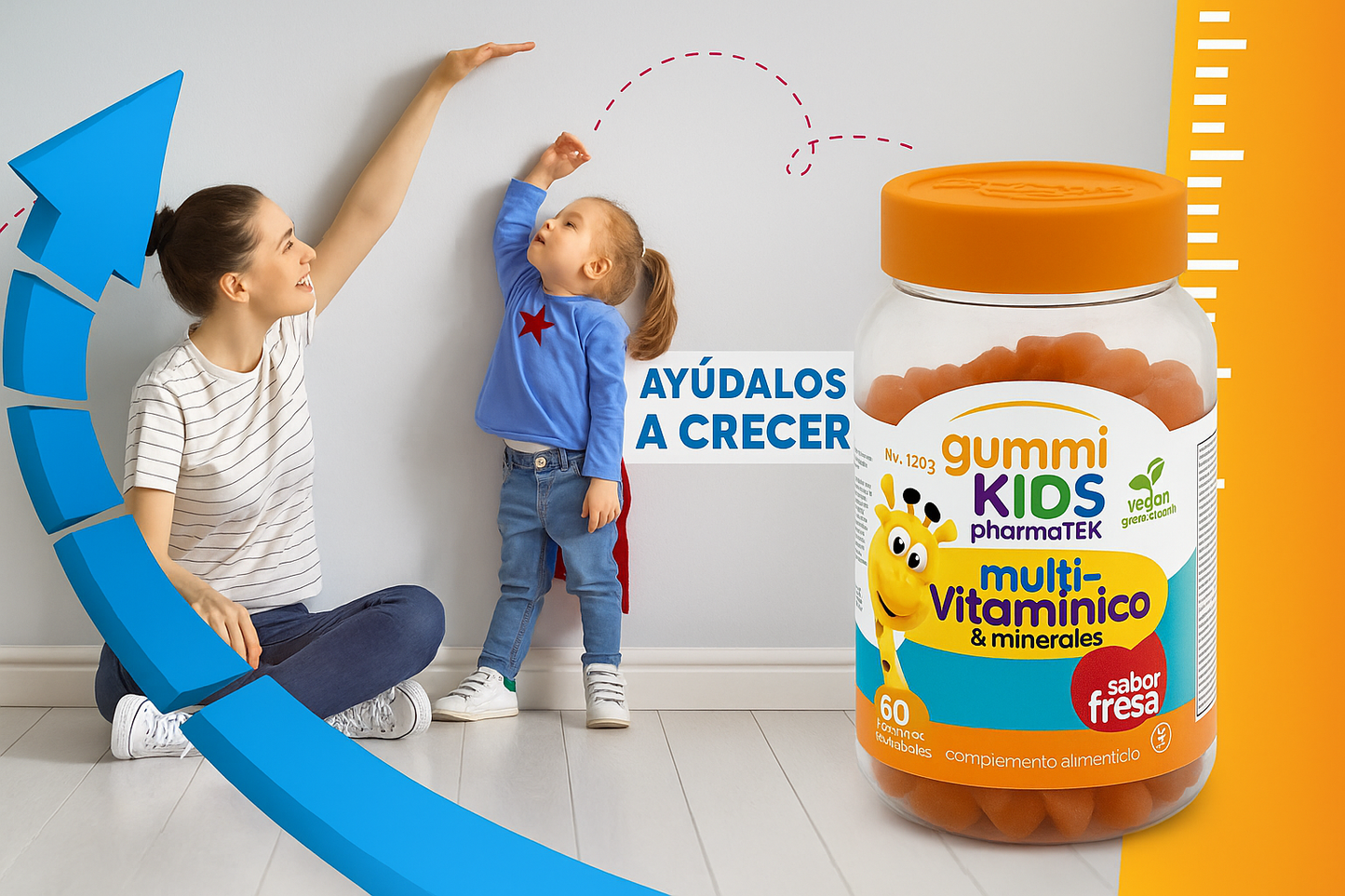 Gomitas de Crecimiento para Niños-60Gumies
