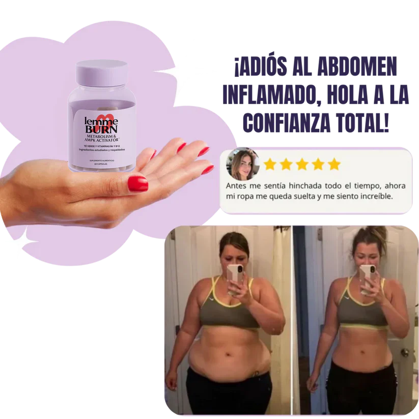 🔥LEMME BURN🔥 Reactivá tu metabolismo y Quema Grasa + Guía alimentación 21 días GRATIS!!!!