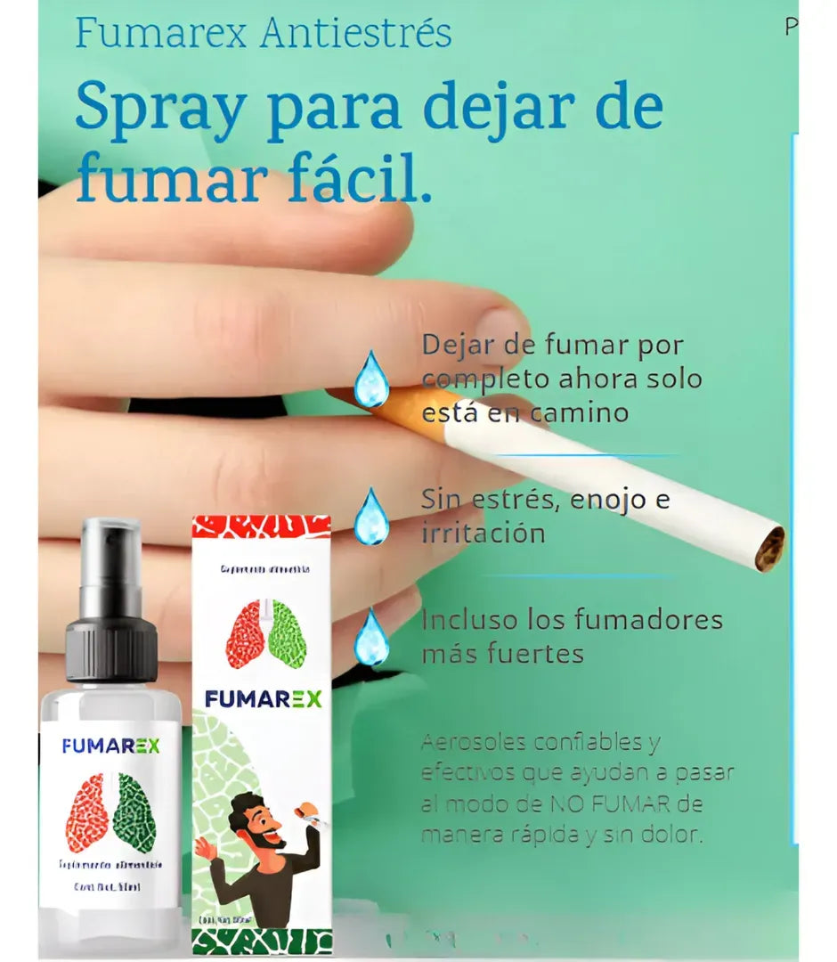 FUMAREX®  FORMULA NATURAL EN SPRAY - APOYO PARA REDUCIR EL CONSUMO DE TABACO