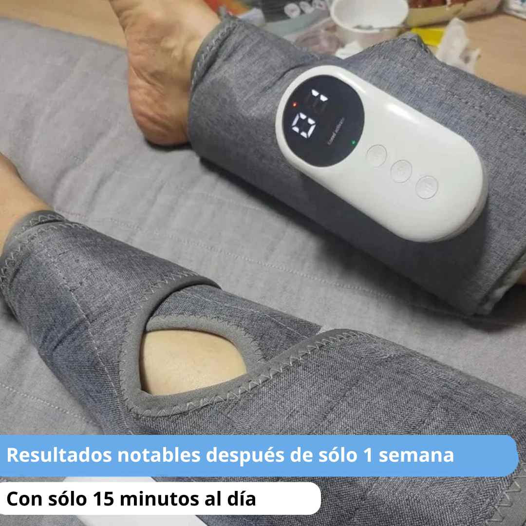 ALIVIOMAX | ALIVIO RÁPIDO PARA PIERNAS CANSADAS CON TECNOLOGÍA DE COMPRESIÓN, AIRE Y CALOR