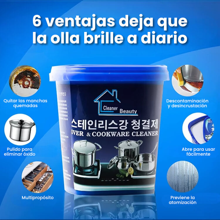 Pasta de Limpia Ollas ELIMINA OXIDO PRO 2*1